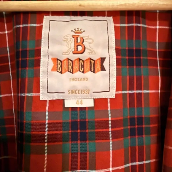 Men's Baracuta G9 Lightweight Tan Harrington Jacket Size 44R - Picture 3 of 4